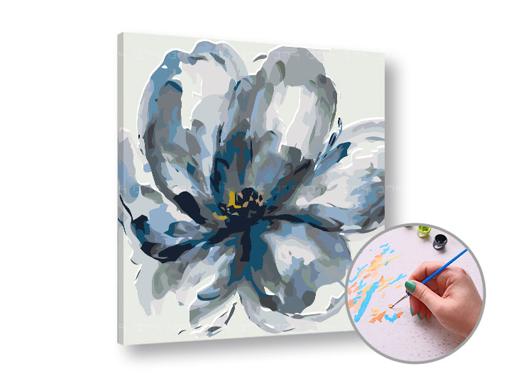 Malen nach Zahlen MYSTIC FLOWER | Schwierigkeitsgrad: leicht — Bild 1