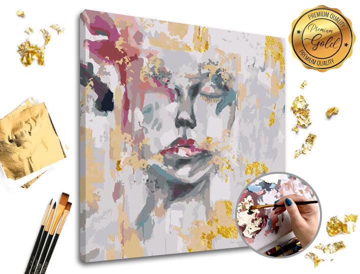 Malen nach Zahlen PREMIUM GOLD Set Die Vergessene | ARTMIE