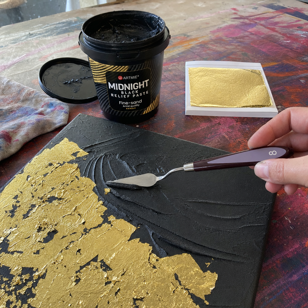 Malspachtel aus Edelstahl
