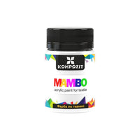 MAMBO Acrylfarbe für Textil und Leder 50 ml – 1 weiß
