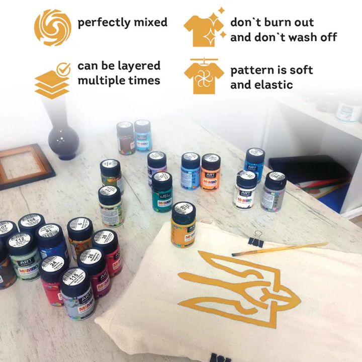 MAMBO Acrylfarben-Set für Textilien und Leder — Bild 13