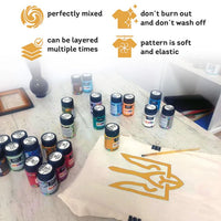 MAMBO Acrylfarben-Set für Textilien und Leder — Bild 13