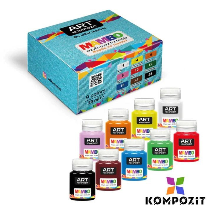 MAMBO Kompozit-Farbset für Textilien und Leder — Bild 8
