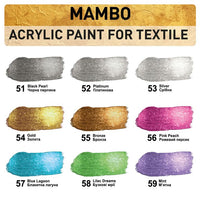 Mambo Metallic Textil- und Lederfarben-Set — Bild 9