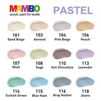 MAMBO Pastell-Textil- und Lederfarben-Set — Bild 9