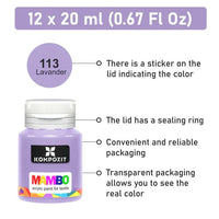 MAMBO Pastell-Textil- und Lederfarben-Set — Bild 10