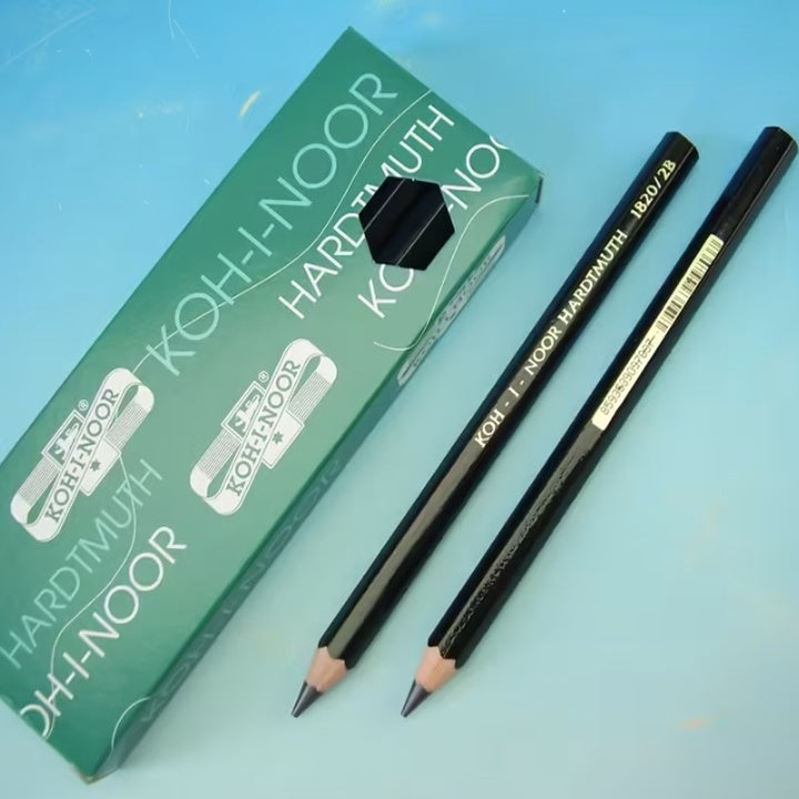 KOH-I-NOOR 1820 Jumbo Graphitstift - 12er Set – 2B