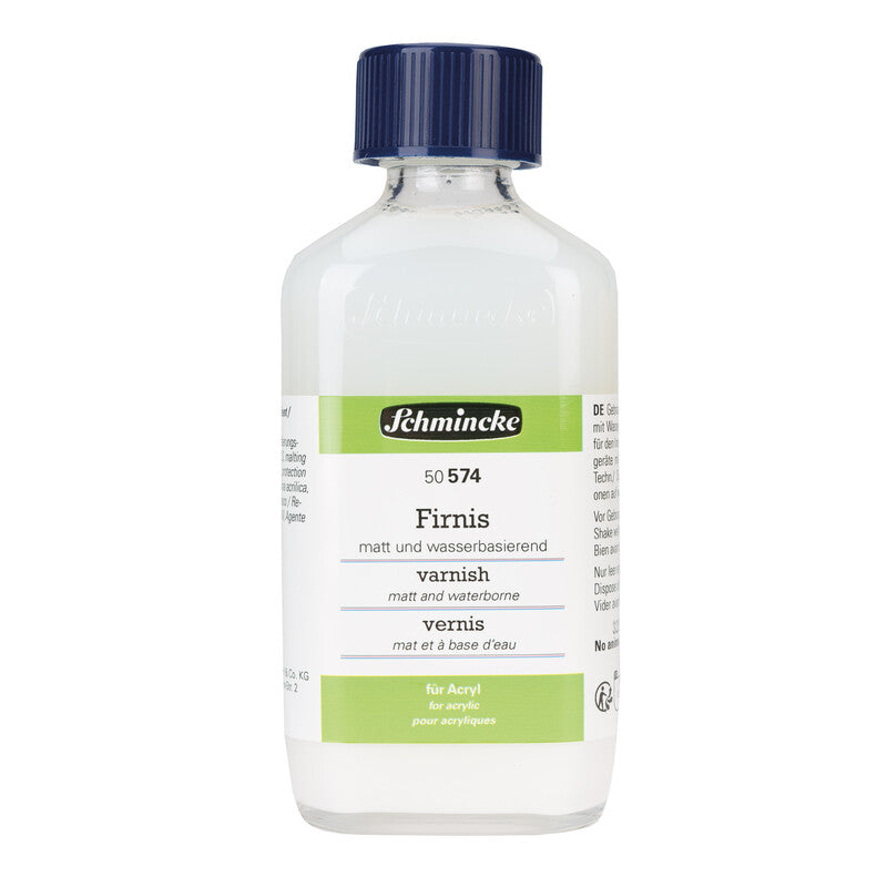 Mattes Schlussfirnis auf Wasserbasis Schmincke Mediums 200 ml