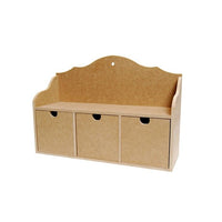 MDF Kommode mit 3 Schubladen ROSA TALENT — Bild 1