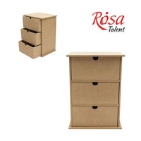 MDF Kommode ROSA Talent mit 3 Schubladen — Bild 2