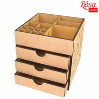 MDF-Organizer mit 3 Schubladen ROSA TALENT — Bild 1