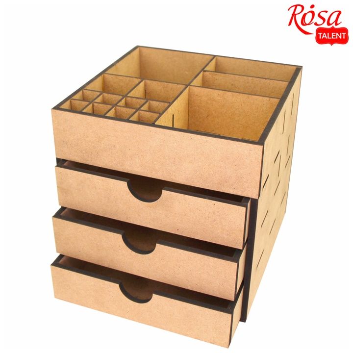 MDF-Organizer mit 3 Schubladen ROSA TALENT — Bild 4