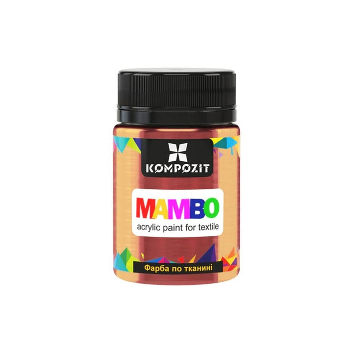 MAMBO Metallic-Textil- und Lederfarbe 50 ml – 55 Bronze