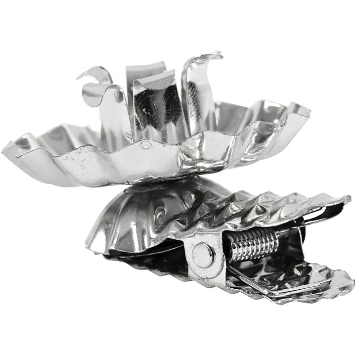 Metall-Kerzenständer-Set | Silber — Bild 9