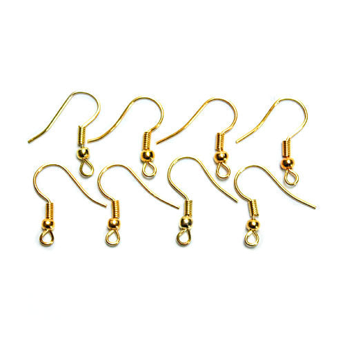 Metall-Ohrhaken – Goldfarben — Bild 2