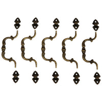 Metallgriff in Bronzeoptik 90x39 mm - 5 Stk. | verschiedene Ausführungen — Bild 1