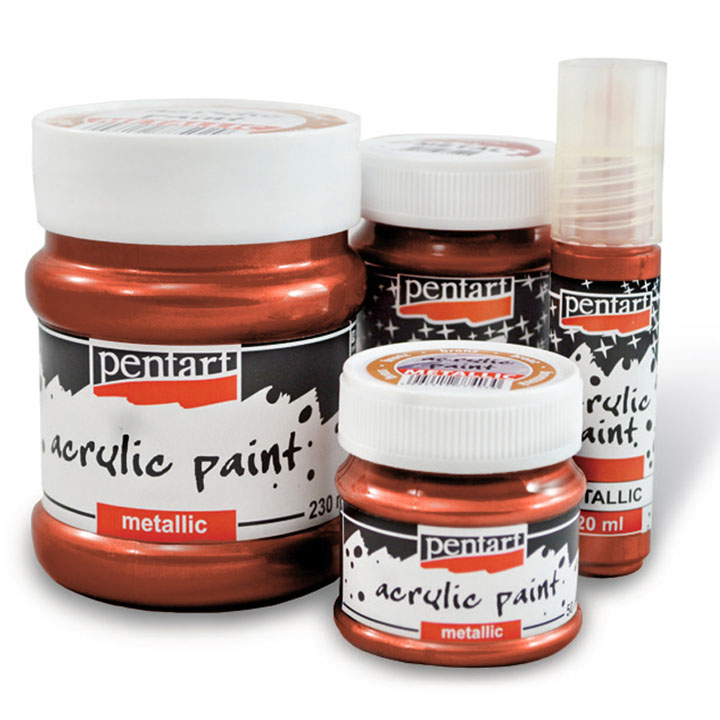 Metallic Acrylfarbe - 20 ml | verschiedene Farben — Bild 3