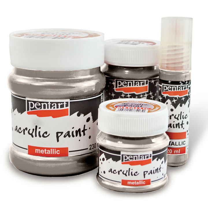 Metallic Acrylfarbe - 20 ml | verschiedene Farben — Bild 4