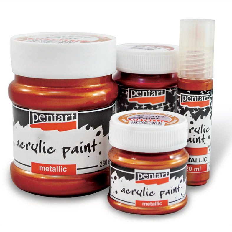 Metallic Acrylfarbe - 20 ml | verschiedene Farben — Bild 1