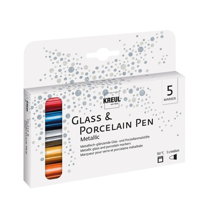 METALLIC Porzellanmarker-Set — Bild 1