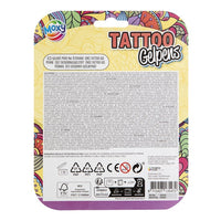 Metallic Tattoo-Gelstifte 4er-Set mit Schablonen | verschiedene Sets — Bild 5