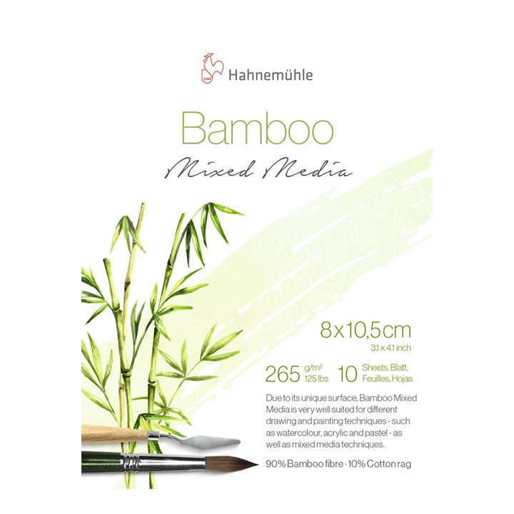 MINI BAMBOO Block HAHNEMÜHLE Gemischte Medien 10,5x8 cm — Bild 5