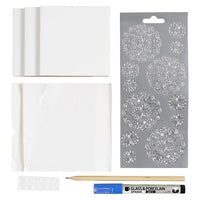 Mini Creative Porzellan Malerei Set - Untersetzer — Bild 10