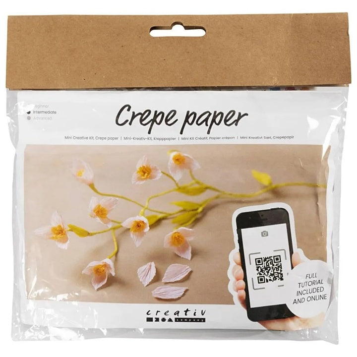 Mini-Kreativ-Set | Kirschblütenzweig aus Krepppapier — Bild 4