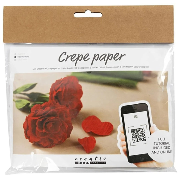 Mini-Kreativ-Set | Krepppapier-Rosen — Bild 4