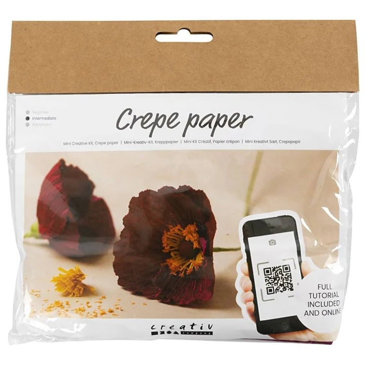 Mini-Kreativ-Set | Mohnblumen aus Krepppapier — Bild 4