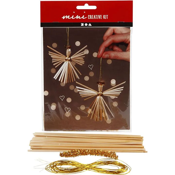 Mini-Kreativset mit Stroh-Engeln — Bild 8
