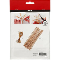 Mini-Kreativset Strohschneeflocken — Bild 9