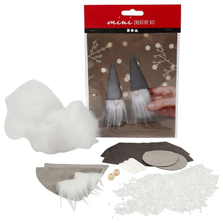 Mini Kreativset Weihnachtswichtel grau — Bild 6
