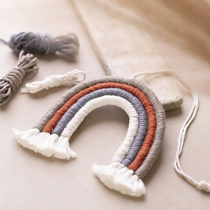 Mini-Makramee-Set | Regenbogen — Bild 1