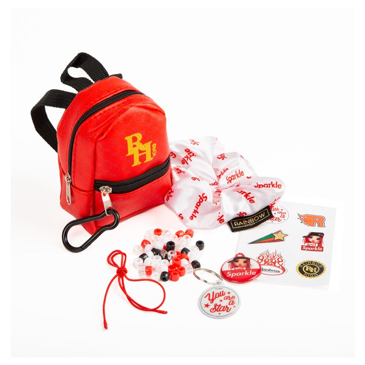 Mini-Rucksack mit Zubehör RAINBOW HIGH rot — Bild 1
