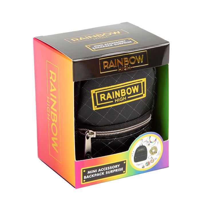 Mini-Rucksack mit Zubehör RAINBOW HIGH schwarz — Bild 4
