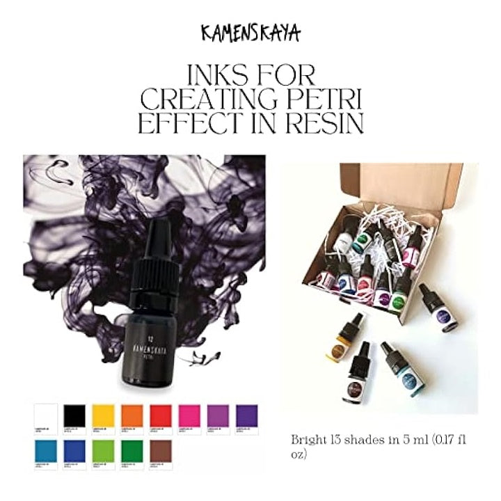 Mini-Set PETRI INKS KAMENSKAYA für Harz 13 x 5 ml — Bild 8