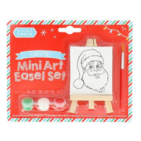 Mini-Staffelei mit Leinwand | Santa Set — Bild 2