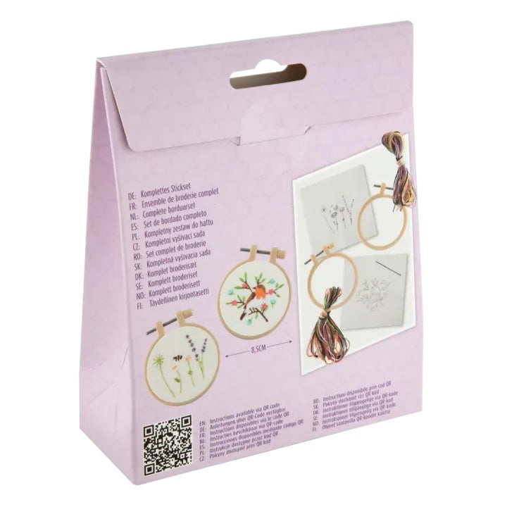 Mini-Stickerei-Set 2 Stück Ø 8,5 cm — Bild 6