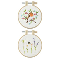 Mini-Stickerei-Set 2 Stück Ø 8,5 cm — Bild 7