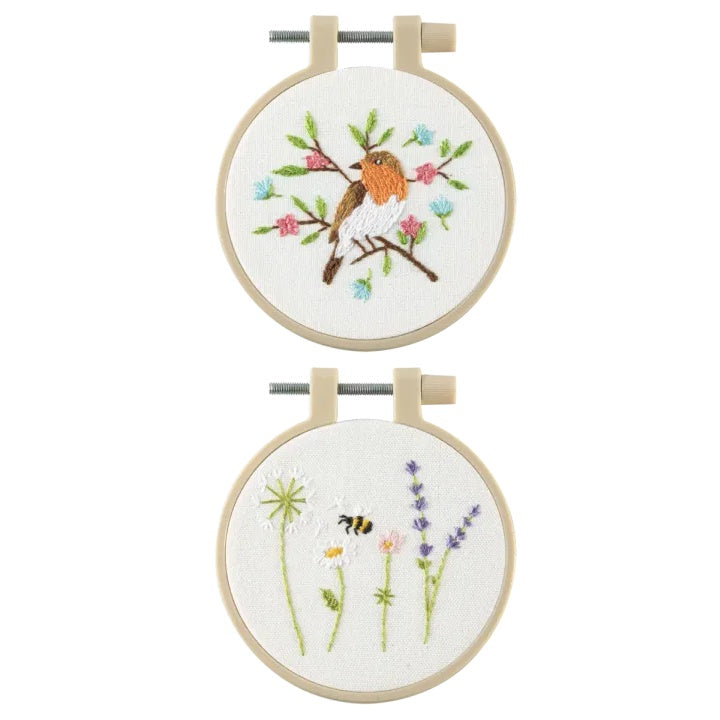 Mini-Stickerei-Set 2 Stück Ø 8,5 cm — Bild 7