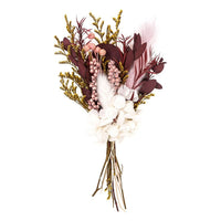 Mini-Trockenstrauß "Burgundy Queen" / 20 cm — Bild 4