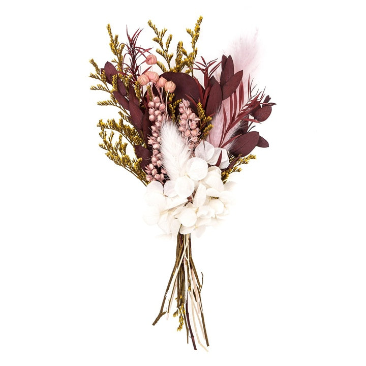 Mini-Trockenstrauß "Burgundy Queen" / 20 cm — Bild 4
