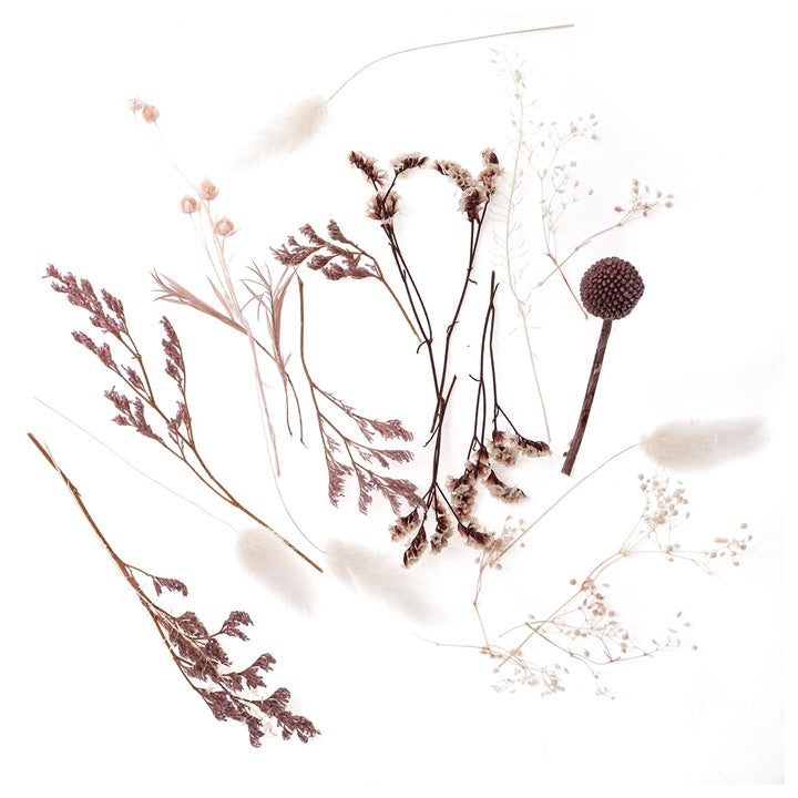 Mini-Trockenstrauß "Miss Mauve" / 20 cm — Bild 5