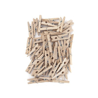 Mini-Wäscheklammern aus Holz, 2,5 cm - Packung mit 40 Stück — Bild 4