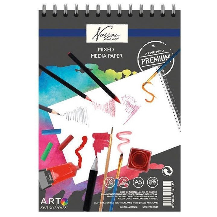 Mixed Media Nassau Fine Art A5 - 25 Blatt — Bild 1