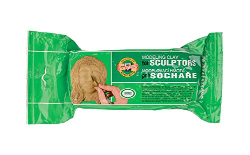 Modelliermasse zum Modellieren. 550g Ocker — Bild 1