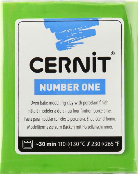 Cernit Modelliermasse 56 g | verschiedene Farben | 611 - svetlozelená