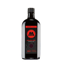 MOLOTOW COCKTAIL Speedflow Nachfüllpackung, 250 ml schwarze Tinte auf Bitumenbasis im Sicherheitsglasbehälter.