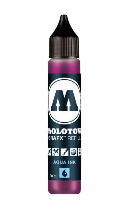 MOLOTOW GRAFX Aqua INK Nachfüllpackung - 30ml | verschiedene Farben — Bild 1